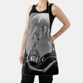 Tablier Espace photo personnalisé de l'amour de script (Insitu)