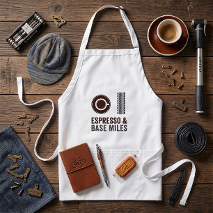 Tablier Espresso et Base Miles Cyclisme Amateur de Café