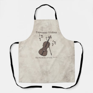 Tablier Espresso Violino-Violine grain de café