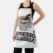 Tablier Espresso Yourself - Amusant café design (Insitu)