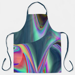 Tablier Esprit de brise estivale, Abstrait 3D Rainbowart