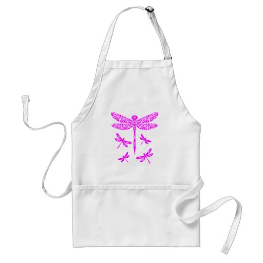 Tablier Esprit de Libellule en Rose (Devant)