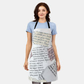 Tablier Esthétique Magazine - Style Rétro Editorial (Porté)