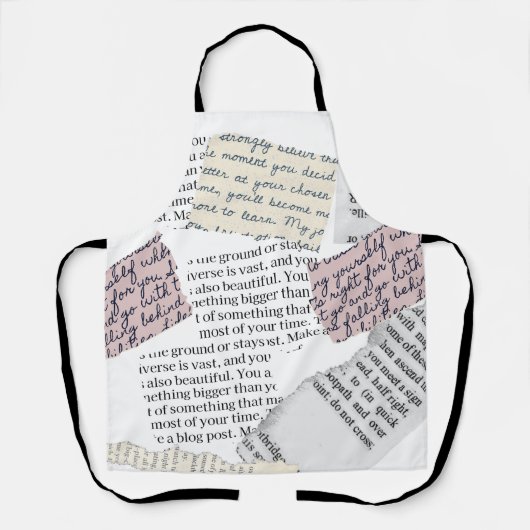 Tablier Esthétique Magazine - Style Rétro Editorial (Recto)