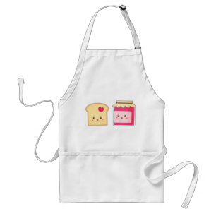 Tablier Étaler l'Amour Toast et Confiture Mignon
