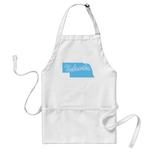 Tablier État Nebraska Adult Apron (Devant)