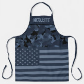 Tablier États-Unis Drapeau Nuit Camion Personnalisé (Recto)