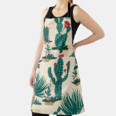 Tablier Été Cactus Blooming Desert Print (Insitu)