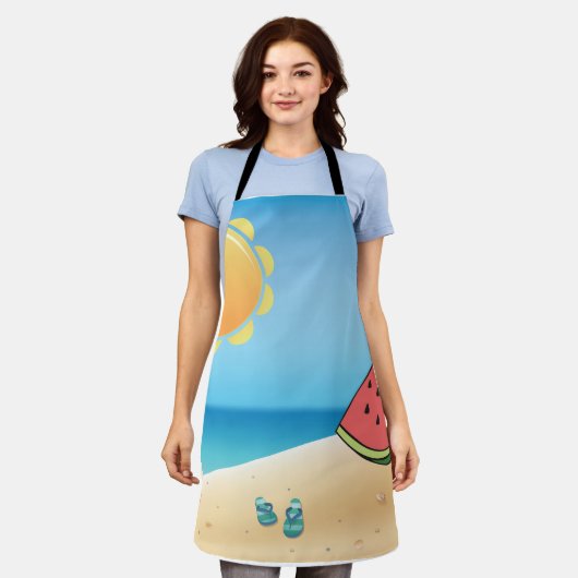 Tablier été heureux (Porté)