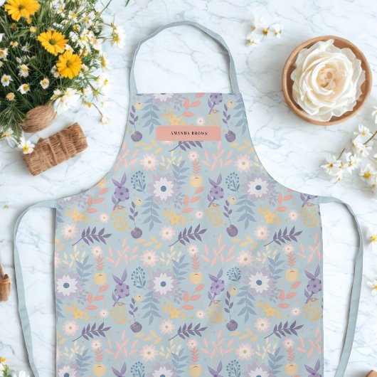 Tablier Eté Moderne Bleu élégant Chic tendance