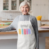 Tablier Été moderne coloré personnalisé