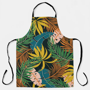 Tablier Été Tropical Plante brillant Motif