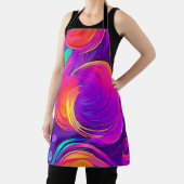 Tablier Ethereal Neon : Des rêves Abstraits (Insitu)