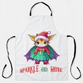 Tablier Étincelle et brille Dragon (Recto)