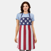 Tablier Étoiles et rayures du drapeau américain (Porté)