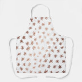 Tablier Étoiles métalliques - cuivre (Recto)