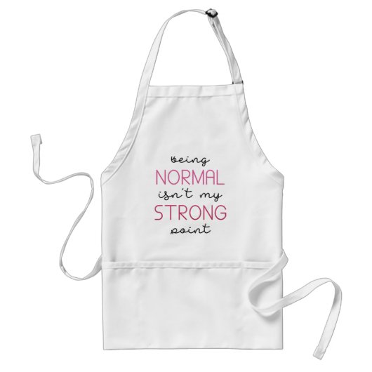 Tablier Être normal (Devant)