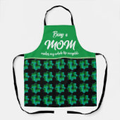 TABLIER ÊTRE UNE MÈRE REND MA VIE COMPLÈTE APRON (Recto)