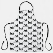 Tablier Ew People Drôle Chat Noir (Recto)