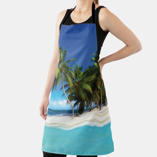 Tablier Exotic beach throw pillow (Insitu)