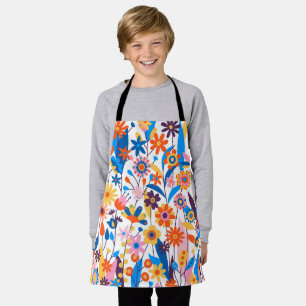 Tablier Exotique multicolore Floral Arrière - plan-32939