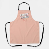 Tablier Expect Carbs! Funny Apron (Recto)