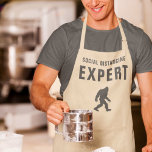 Tablier Expert Distances Sociales Sasquatch Drôle<br><div class="desc">Un cadeau amusant pour votre ami introverti.</div>