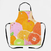 Tablier Explosion colorée de fruits (Recto)