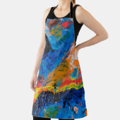 Tablier Explosion of Colors All-Over Print Apron (Insitu)