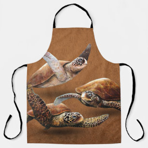 Tablier Extinction d'animaux de tortues marines Sauvez les
