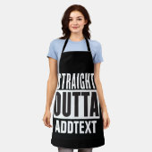 Tablier Extrémité droite ajoutez votre texte (Porté)