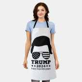 Tablier "F*** Vos sentiments" Trump 2024 Apron (Porté)