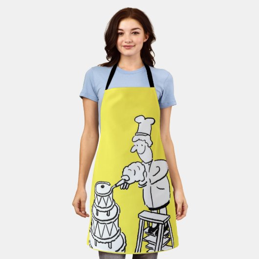 Tablier Fabricant de gâteaux décorant Géant Gâteau (Porté)