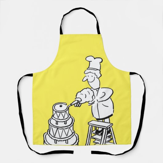 Tablier Fabricant de gâteaux décorant Géant Gâteau (Recto)
