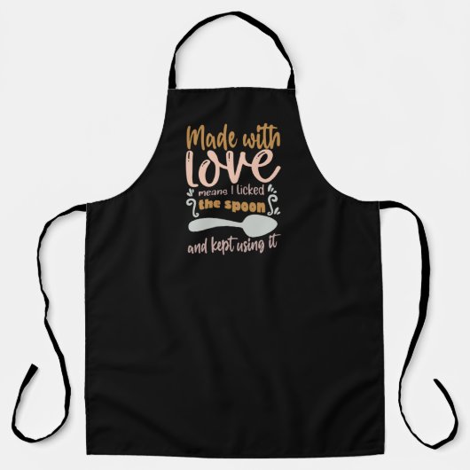 Tablier Fabriqué avec amour (Recto)