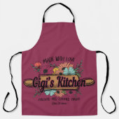 Tablier Fabriqué avec amour La Cuisine de Gigi (Recto)