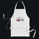 Tablier Fabriqué avec amour Photo de la fête des mères<br><div class="desc">Ajoutez la photo de vos enfants à ce joli cadeau de tablier de fête des mères pour mamans,  grand-mères,  ou autres cuisiniers de famille !</div>