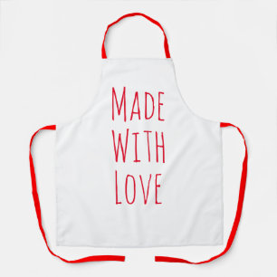 Tablier Fabriqué Avec Amour Red Rae Dunn Inspo