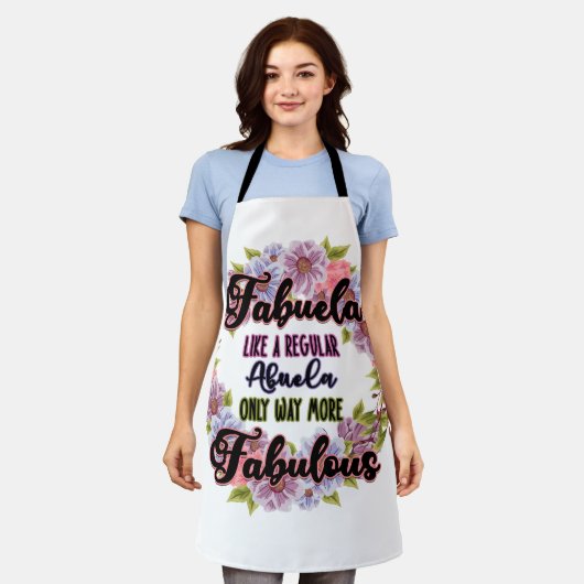 Tablier Fabuela Comme Une Abuela Régulière Seulement Beauc (Porté)