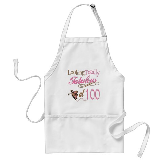 Tablier Fabuleux à 100 ans (Devant)