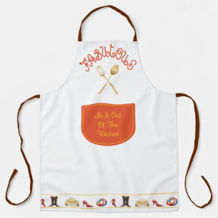 Tablier Fabuleux à l'entrée et à l'extérieur de la cuisine
