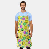Tablier Face à Emoji souriant multicolore (Porté)