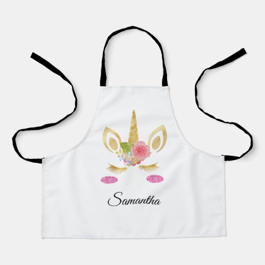 Tablier Face de licorne magique (Recto)