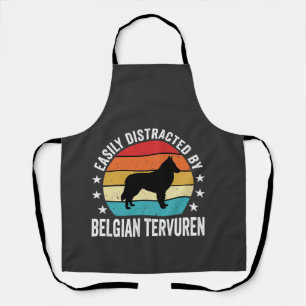 Tablier Facilement distrait par chien Tervuren belge