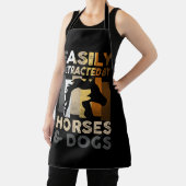 Tablier Facilement Distrait Par Les Chevaux Et Chiens J'Ai (Insitu)
