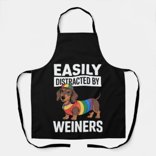 Tablier Facilement Distrait Par Les Weiners LGBTQ Arc-En-C