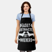 Tablier Facilement Distrait Par Les Wieners Dachshund Dog (Porté)