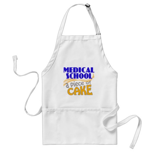 Tablier Faculté de Médecine - morceau de gâteau (Devant)