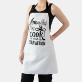 Tablier Faire chier la cuisine finira dans la famine (Insitu)