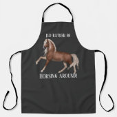 Tablier Faire du cheval autour (Recto)